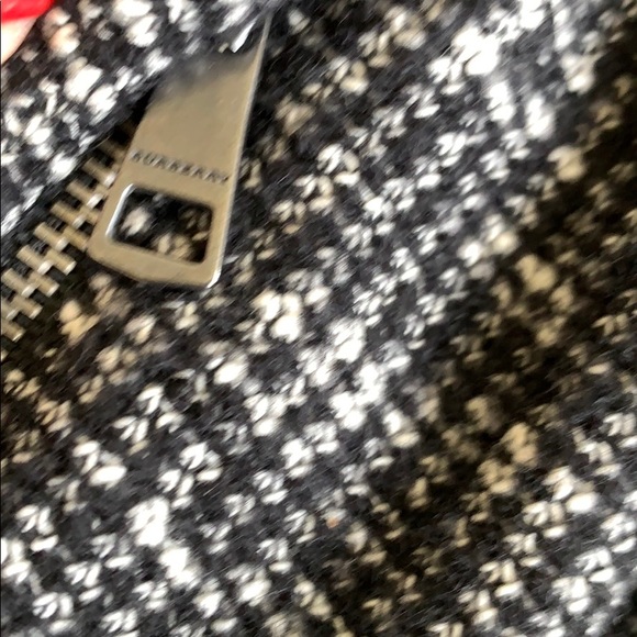 Burberry Brit Wool Tweed Leather Mid Dress - Picture 6 of 6